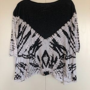 FREE PEOPLE Tie-Dye 3/4 Quarter Sleeve